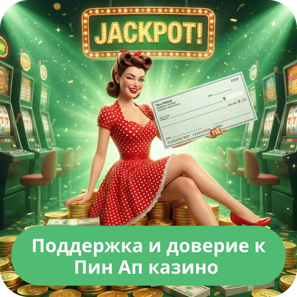 Поддержка и доверие к Пин Ап казино